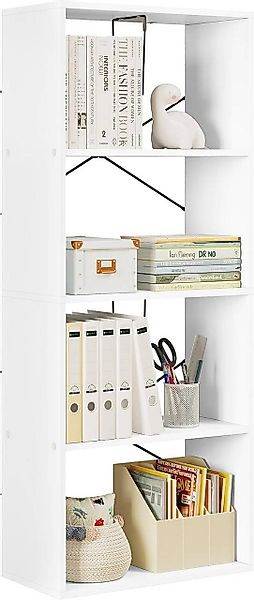 Woltu Bücherregal, 1-tlg., mit 4 Ebenen, günstig online kaufen