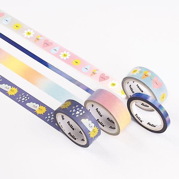 Folia Klebeband Washi Tape Set Hot günstig online kaufen