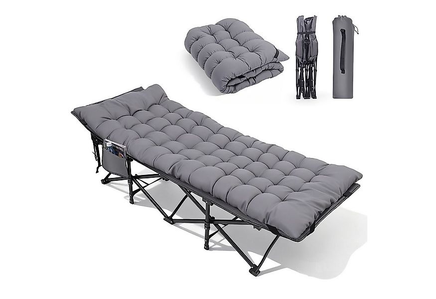 Sekey Feldbett Campingbett klappbar Campingliege Angelliege Klappbett bis 2 günstig online kaufen