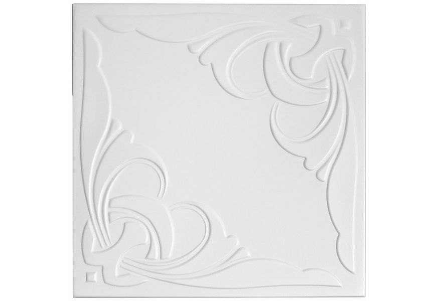 Hexim Wanddekoobjekt NR.95 (Deckenplatten 50x50cm Styroporplatten weiß XPS günstig online kaufen