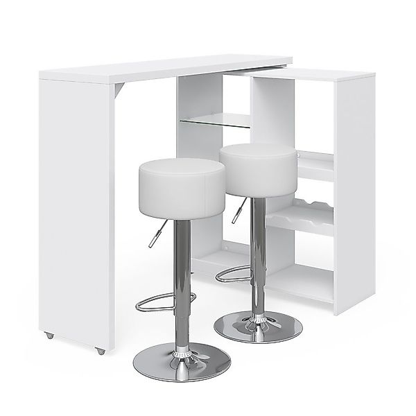 Vicco Bartisch Vega, Weiß, 138 x günstig online kaufen