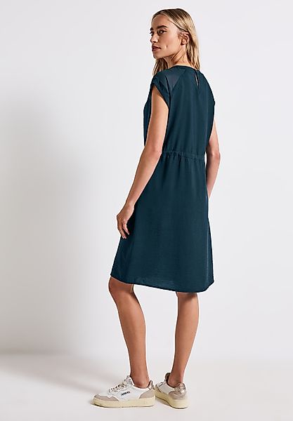 STREET ONE Sommerkleid Reißverschlusstaschen in Unifarbe günstig online kaufen