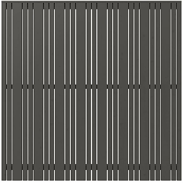 Sichtschutzzaun Tangent Nadelholz Umbragrau 180 cm x 180 cm günstig online kaufen