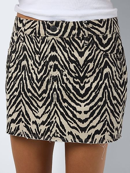 Noisy may Sommerrock Kurzer Zebraprint Low günstig online kaufen