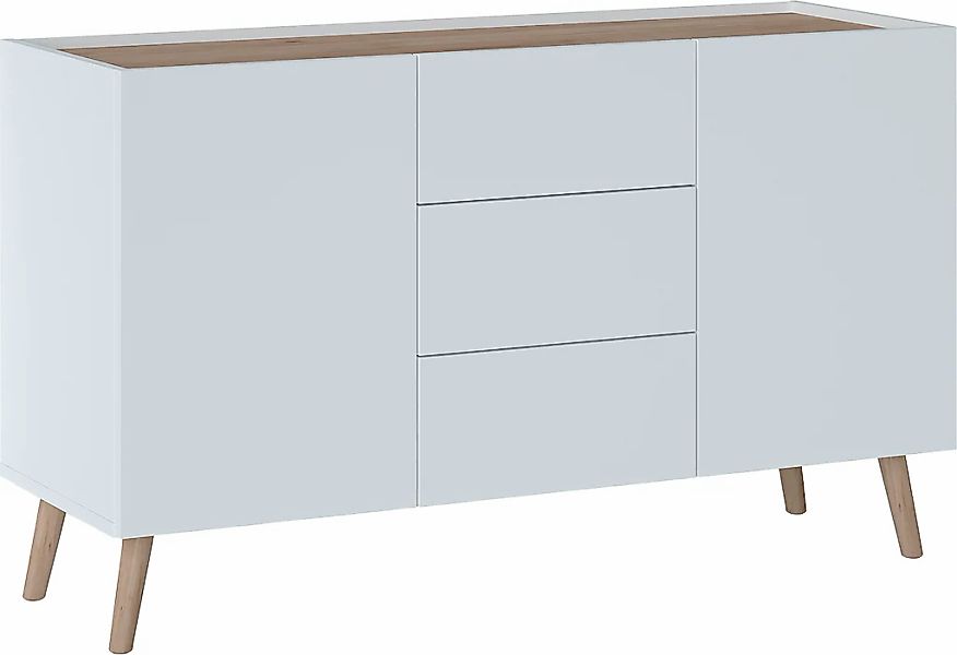 Home affaire Sideboard "Scandi" Breite 120 cm günstig online kaufen