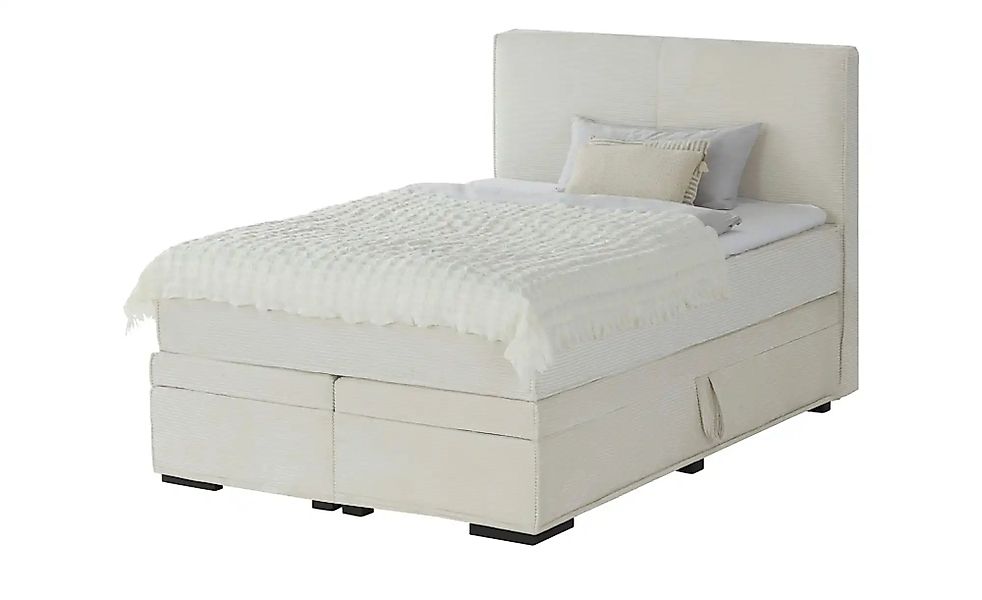 Boxi Boxspringbett mit trendigem Keder Boxi ¦ creme ¦ Maße (cm): B: 140 H: günstig online kaufen