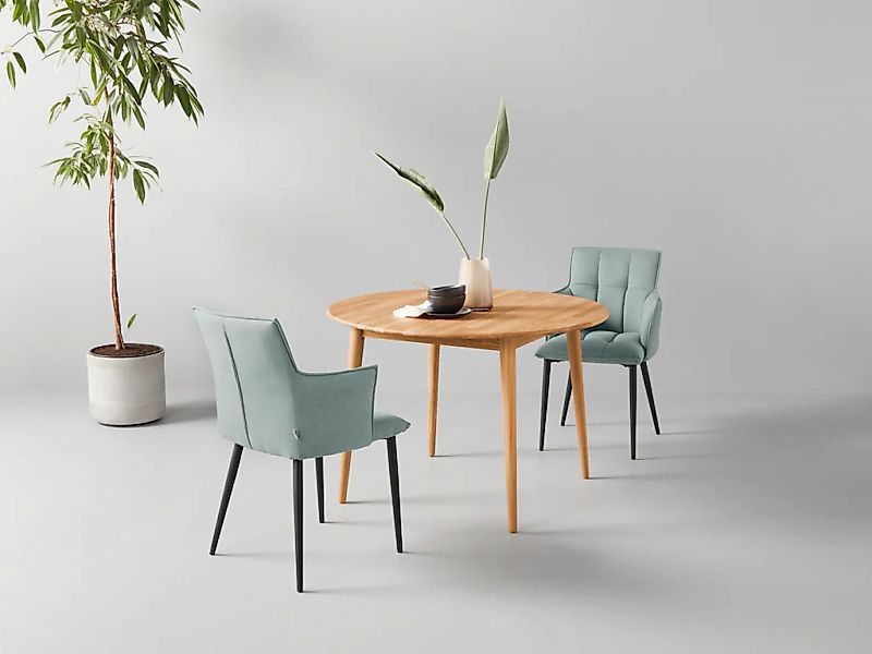 OTTO home "Toarp" Massivholz Eiche Esszimmertisch im Scandi Look, FSC zerti günstig online kaufen