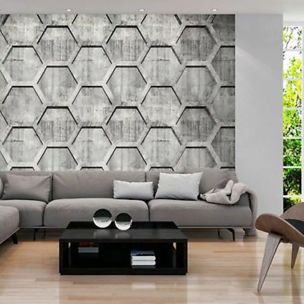 artgeist Fototapete Platinum cubes grau Gr. 250 x 175 günstig online kaufen