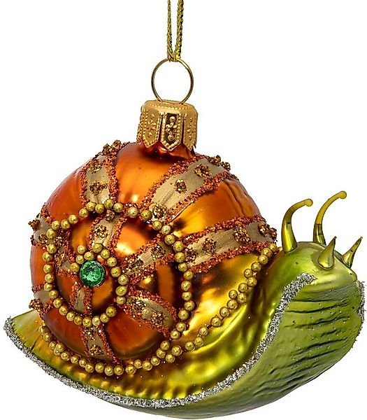 SIKORA Christbaumschmuck Weinbergschnecke Besondere Weihnachtskugel Glas Fi günstig online kaufen