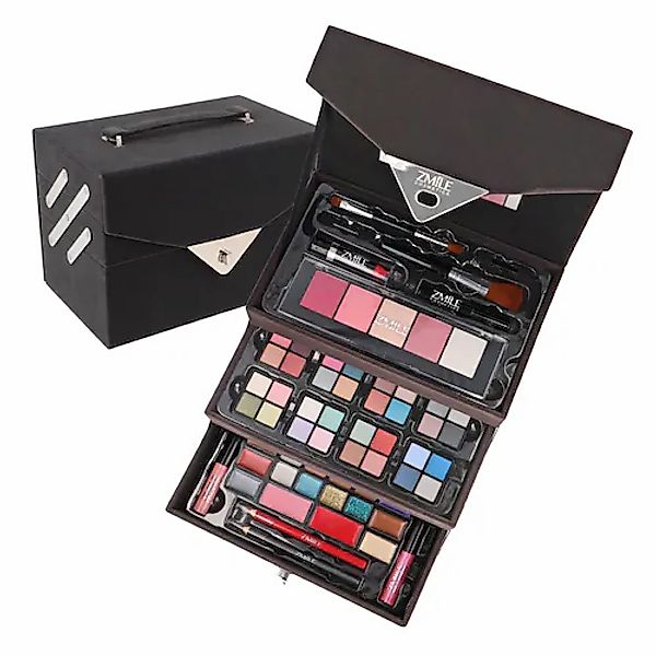 ZMILE COSMETICS Kosmetik-Koffer »'Beauty Case Velvety' (dark grey)«, (72 tl günstig online kaufen