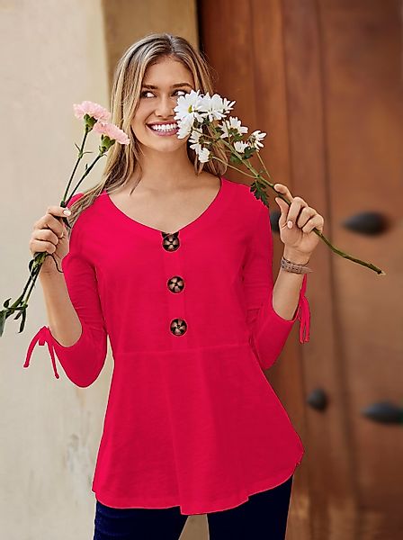 Inspirationen 3/4-Arm-Shirt "Shirt" 1 Stk. tlg. günstig online kaufen