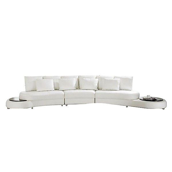 JVmoebel Sofa Weiße Wohnlandschaft luxus Sofa mit Ablageflächen Design Neu, günstig online kaufen