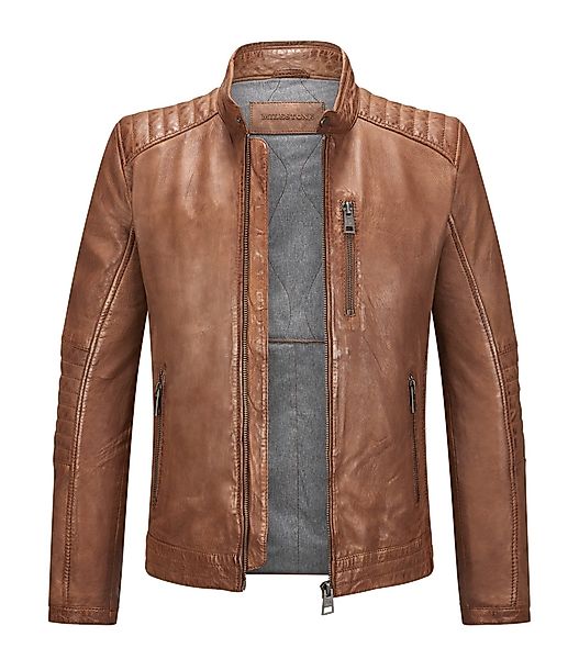 Milestone Lederjacke MSFloriano lässige Bikerjacke im günstig online kaufen
