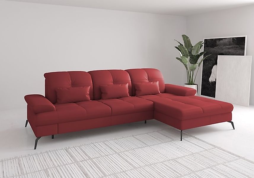 sit&more Ecksofa »Amica, L-Form, inkl. Sitztiefenverstellung & Armteilverst günstig online kaufen