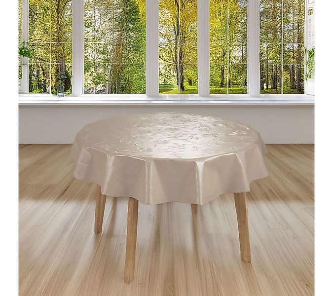 laro Tischdecke rund 140 cm wachstuchtischdecke Tischdecke abwaschbar günstig online kaufen