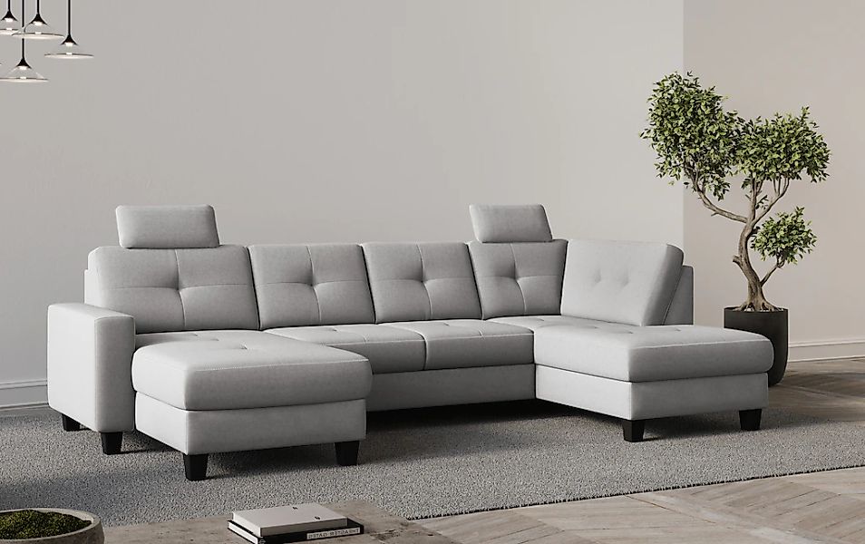 Home affaire Wohnlandschaft "Varese" wahlweise mit Bettfunktion und Bettkas günstig online kaufen