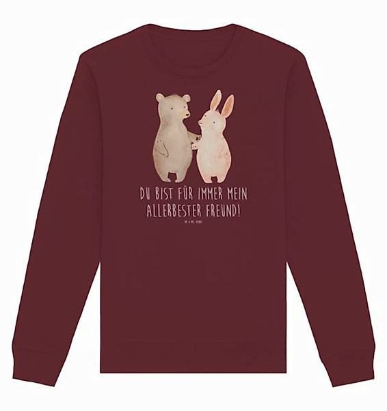 Mr. & Mrs. Panda Longpullover Größe L Bär und Hase Umarmen - Burgundy - Ges günstig online kaufen