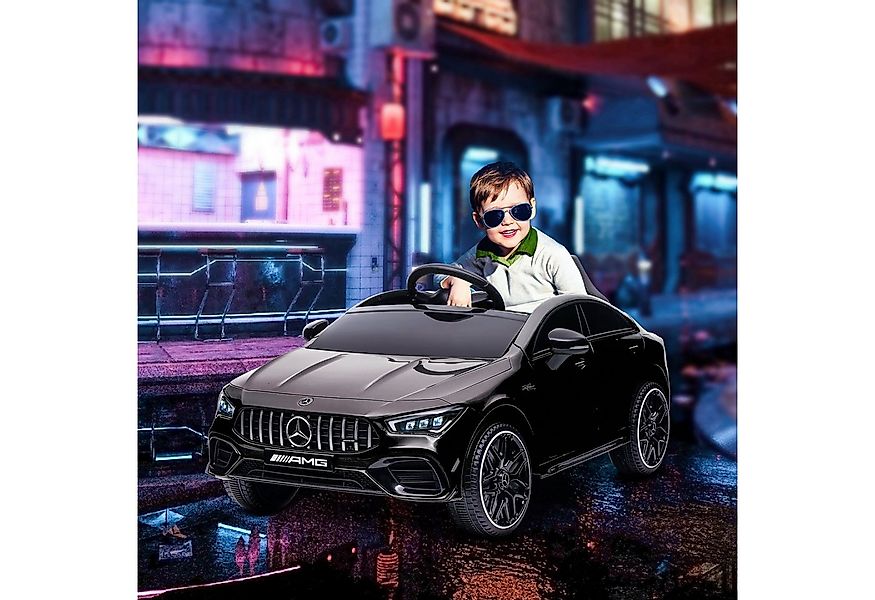 AIYAPLAY Elektro-Kinderauto 12V, mit Fernbedienung, Musik, Leuchte, USB/MP3 günstig online kaufen