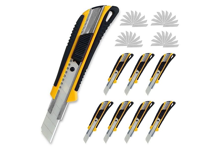 CCLIFE Montagewerkzeug Cuttermesser Kartonmesser mit Ersatzklingen, (8-tlg) günstig online kaufen