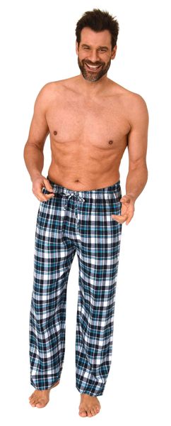 Normann Pyjama Herren Flanell Schlafanzug Hose günstig online kaufen