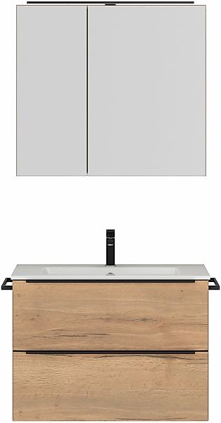 nobilia Badmöbel-Set "Levere" vormontiert, mit Soft-Close, 2 Stk. tlg. günstig online kaufen