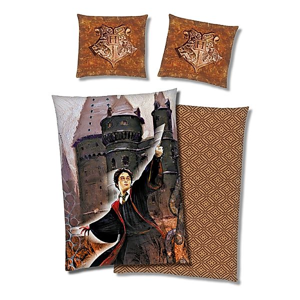 Familando Kinderbettwäsche Harry Potter 135x200 80x80 günstig online kaufen