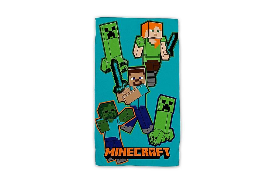 Jerry Fabrics Handtuch Minecraft Crawler 30x50 cm Frottee Baumwolle Kinderh günstig online kaufen
