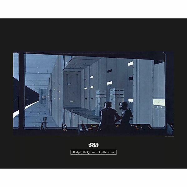 Komar Poster Star Wars Classic RMQ Death Star Co Star Wars - Classic B/L: c günstig online kaufen