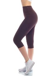 Bongual Caprileggings mit breitem Bund, Baumwollmix günstig online kaufen