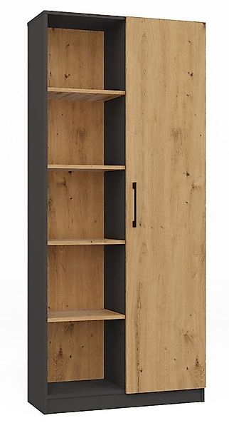 ibonto Bücherregal Modernes Halboffenes Bücherschrank mit günstig online kaufen