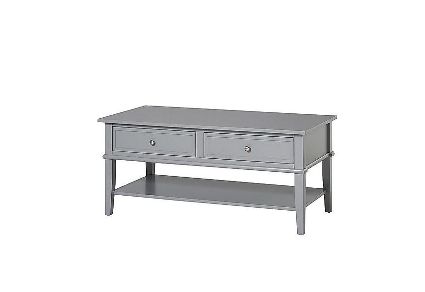 loft24 Couchtisch Franklin, Wohnzimmertisch mit 2 Schubladen, Landhaus, Bre günstig online kaufen