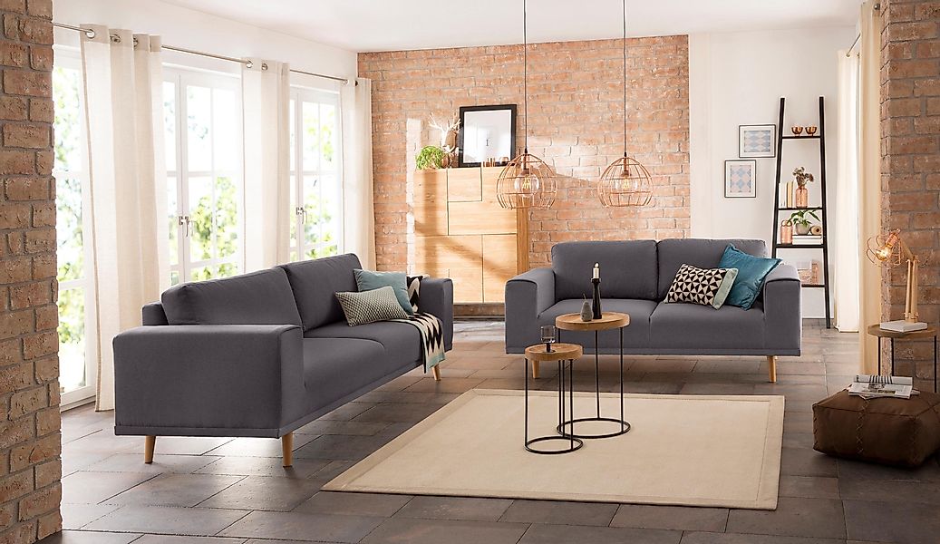 Home affaire 3-Sitzer Lasse, im scandinavischem günstig online kaufen