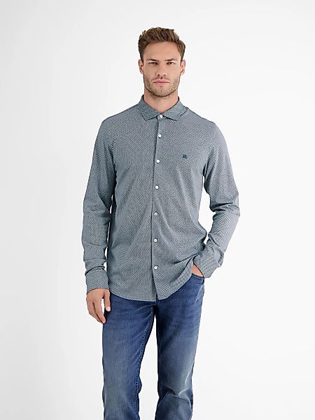 LERROS Langarmhemd "Modisches Jerseyhemd für Herren" günstig online kaufen
