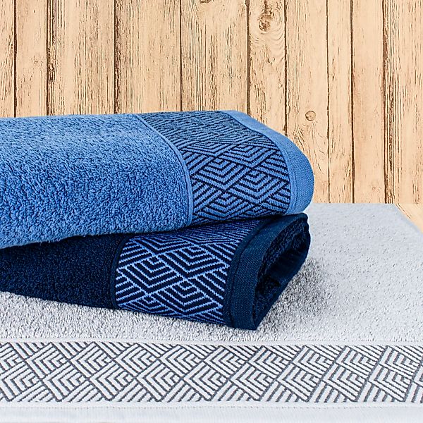 Möve for frottana Duschtuch "Geometry" Hautfreundliche und pflegeleichte Qu günstig online kaufen