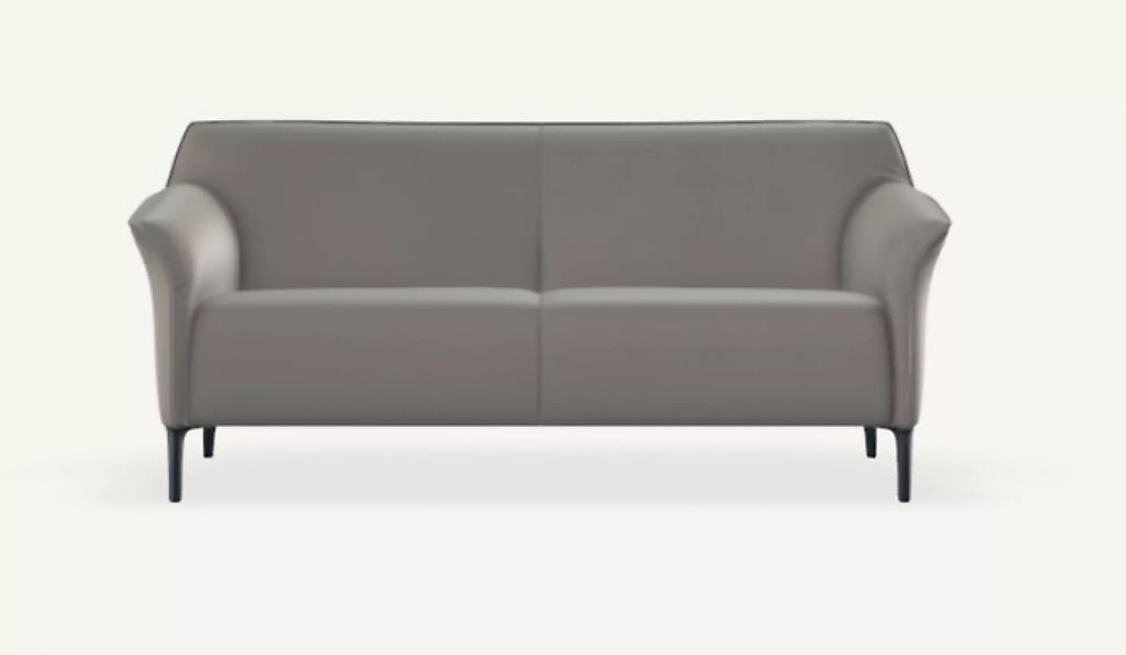 Ledersofa Grau 2,5-Sitzer 173 cm breit von Leolux Mayon günstig online kaufen