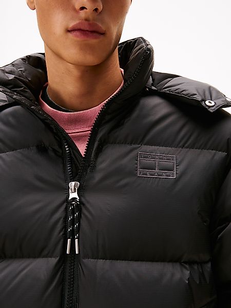 Tommy Jeans Steppjacke "ALASKA DOWN PUFFER" mit Kapuze Übergangsjacke Regul günstig online kaufen