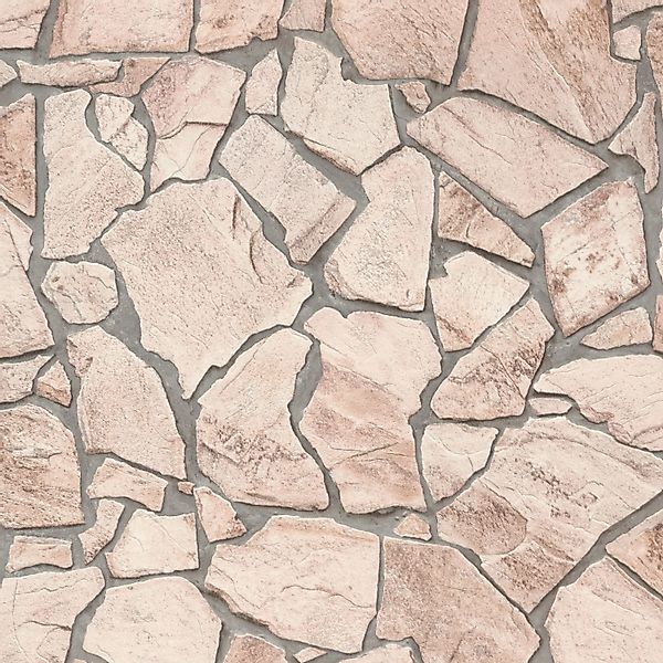 A.S. Création Tapete Stein-Optik Beige Grau und Braun 53 cm x 10,05 m AS-92 günstig online kaufen