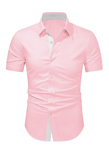 JMIERR Businesshemd Herren Hemd Kurzarm Freizeithemd günstig online kaufen