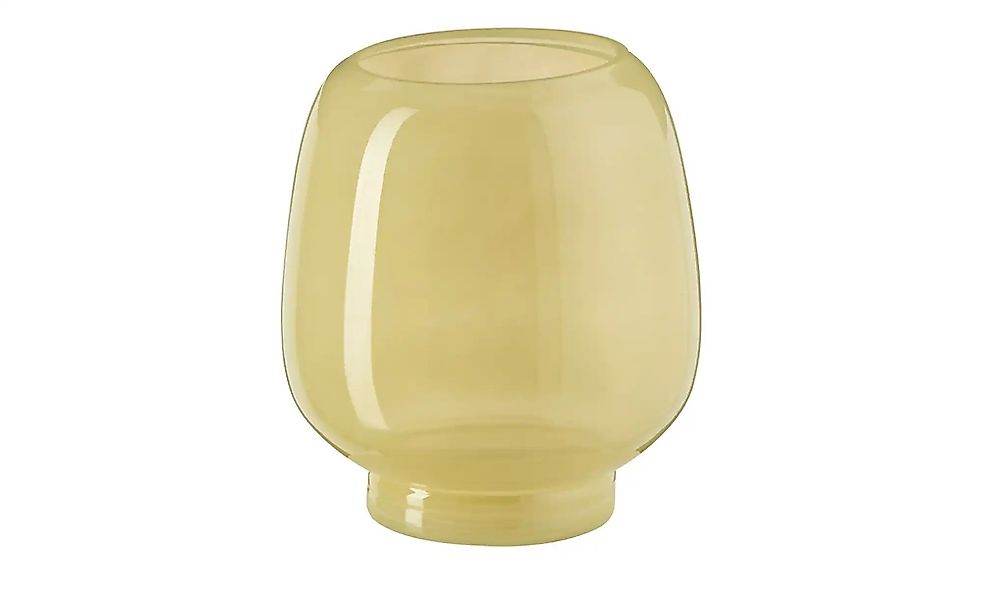 HOME STORY Vase ¦ gelb ¦ Glas ¦ Maße (cm): H: 22  Ø: 19.5 Accessoires > Vas günstig online kaufen