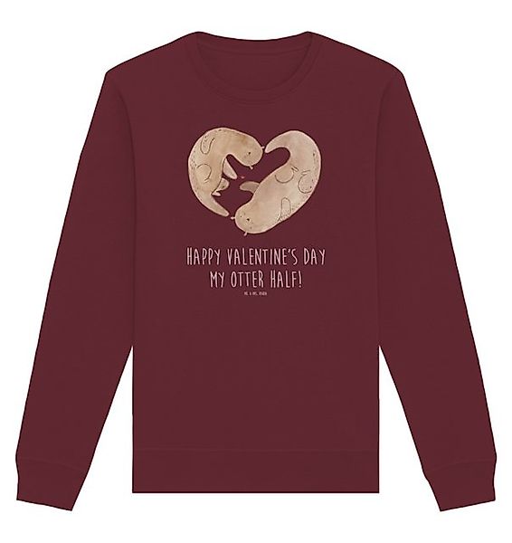 Mr. & Mrs. Panda Longpullover Otter Valentine Größe M - Burgundy - Geschenk günstig online kaufen