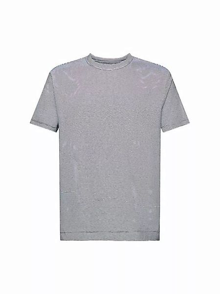 Esprit Collection T-Shirt Gestreiftes Jersey T-Shirt, Baumwolle-Leinen-Mix günstig online kaufen