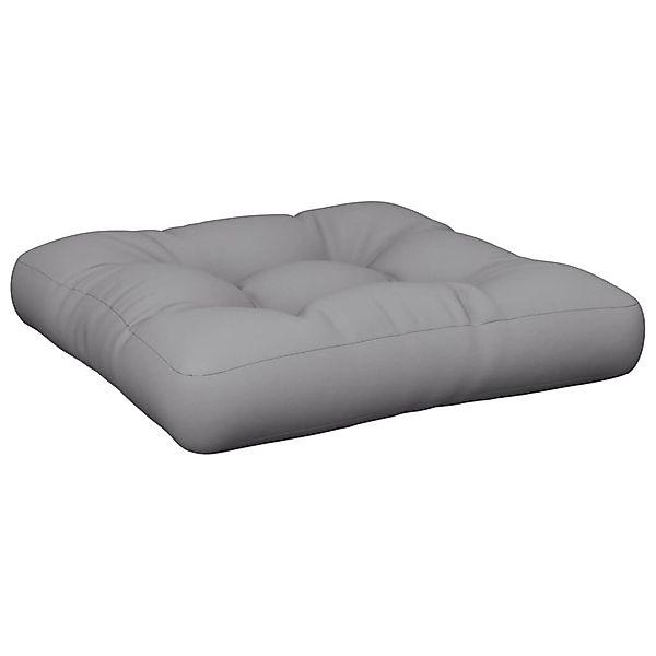 vidaXL Sitzauflage Palettenkissen Grau 50x50x12 cm günstig online kaufen