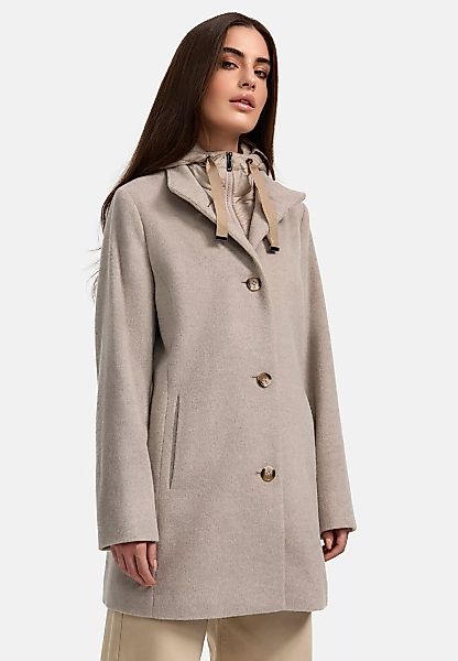 MANISA Wolljacke, mit Kapuze, mit Kapuze günstig online kaufen