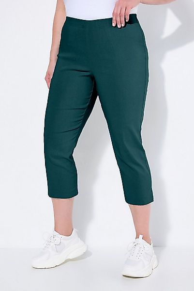 Ulla Popken Funktionshose Bengalinhose wadenlang Elastikbund Stretch günstig online kaufen