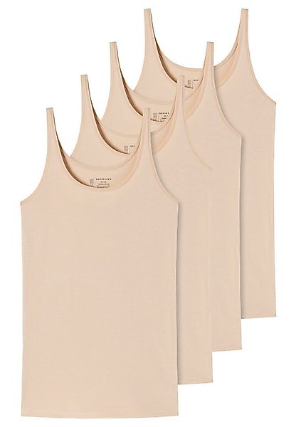 Schiesser Unterhemd 4er Pack 95/5 Organic Cotton (Spar-Set, 4-St) Unterhemd günstig online kaufen