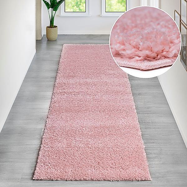 Bruno Banani Läufer Shaggy Soft, rechteckig, günstig online kaufen