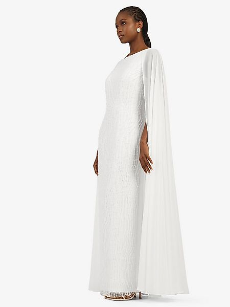 Kraimod Abendkleid mit Cape und zartem Glitzerdetail günstig online kaufen