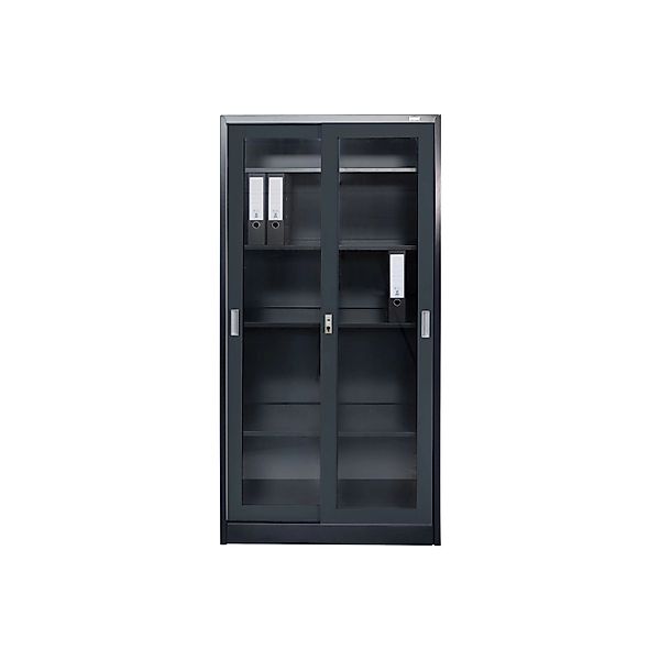 Jet-Line Stahlschrank St Petersburg in Anthrazit 90 x 40 x 185 cm Abschließ günstig online kaufen