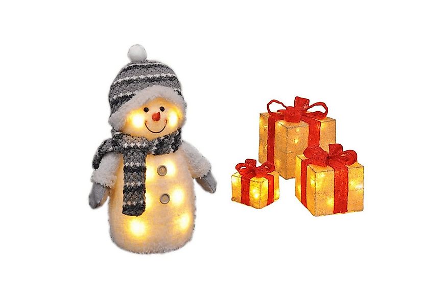 Gravidus Schneemann Weihnachtsdekoration Set Deko Schneemann und beleuchtet günstig online kaufen