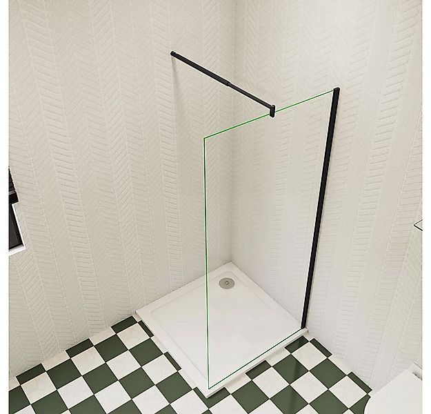 duschspa Duschwand 185cm ESG Trennwand Seitenwand Nano Glas Walk in Dusche, günstig online kaufen